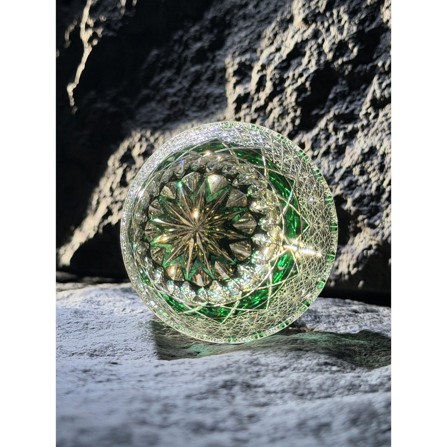 Fluorite Edo Kiriko Whiskey Glass